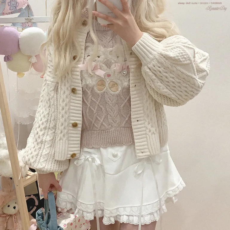 Vintage Teddy Knit Crewneck
