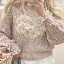 Vintage Teddy Knit Crewneck
