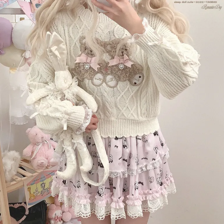 Vintage Teddy Knit Crewneck