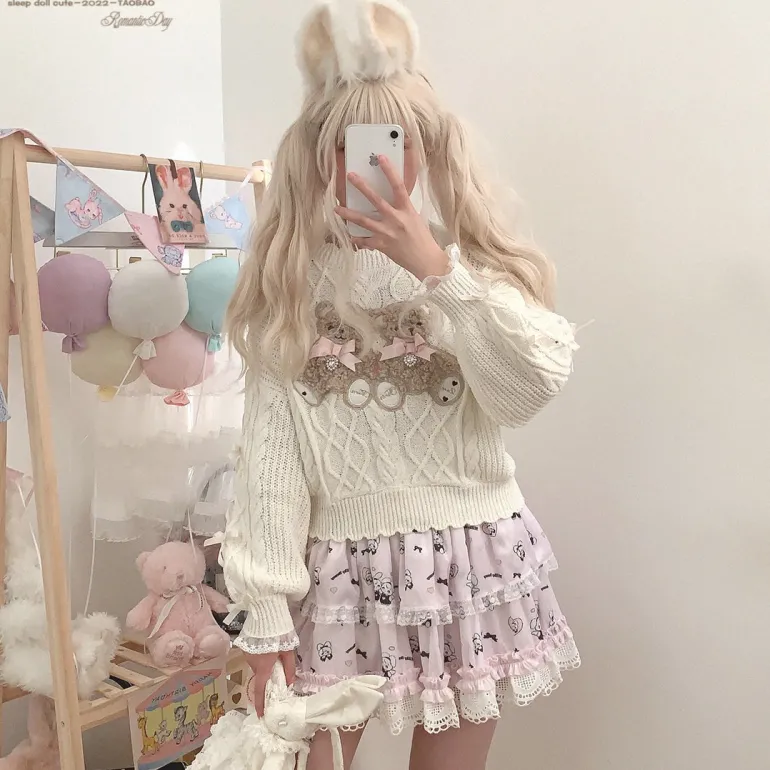 Vintage Teddy Knit Crewneck