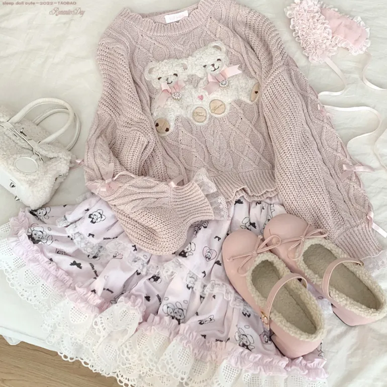 Vintage Teddy Knit Crewneck