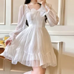 White Lace Princess Dress