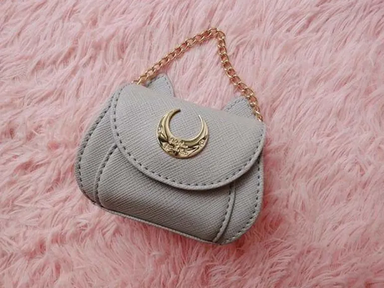 White Magical Girl Cat Purse