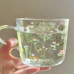 Wildflower Glass Cup