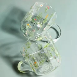 Wildflower Glass Cup