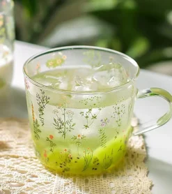 Wildflower Glass Cup