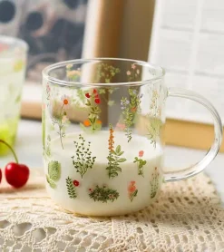 Wildflower Glass Cup