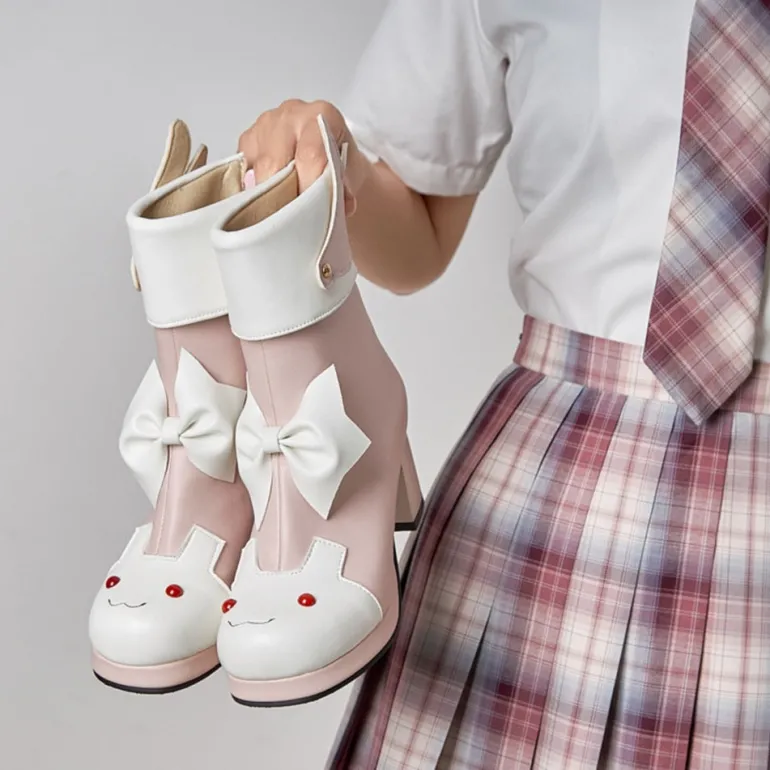 Winged Bunny Booties