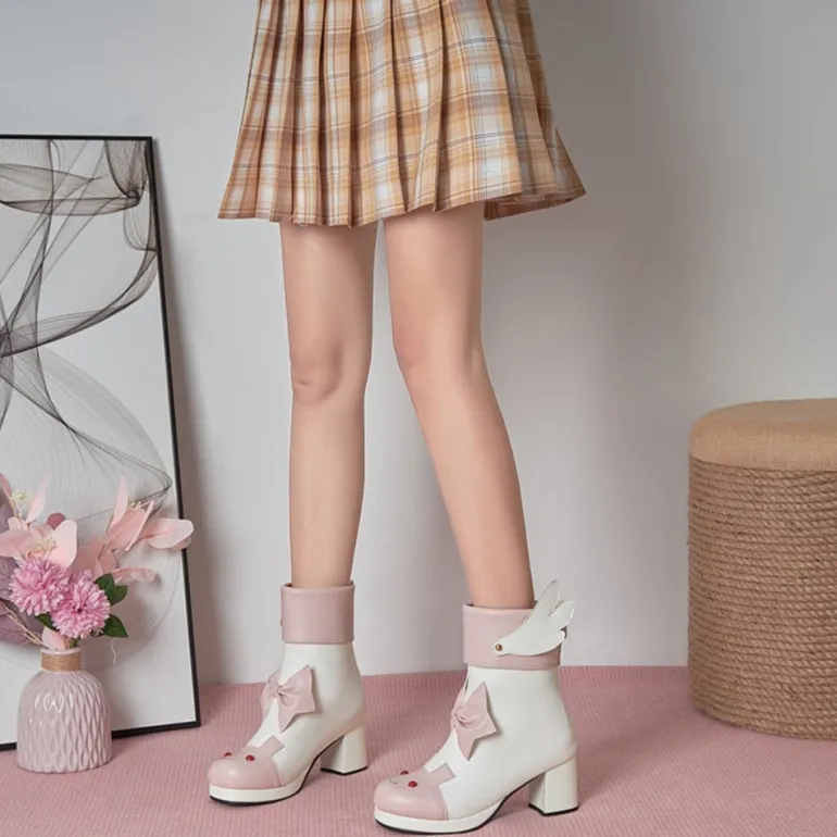 Winged Bunny Booties