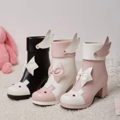 Winged Bunny Booties