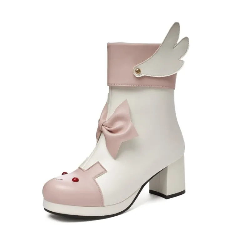 Winged Bunny Booties