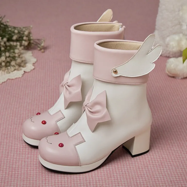 Winged Bunny Booties