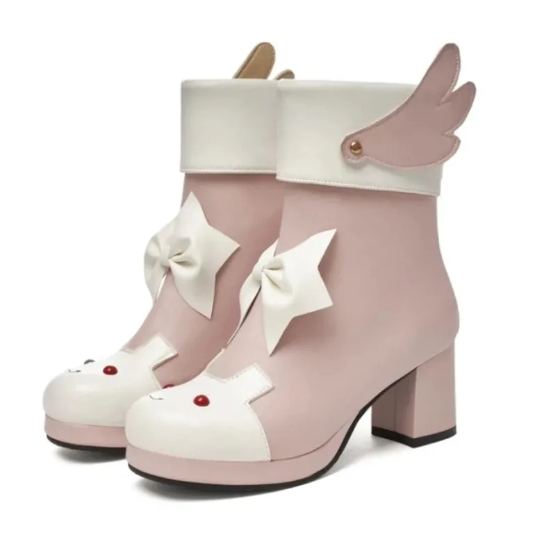 Winged Bunny Booties