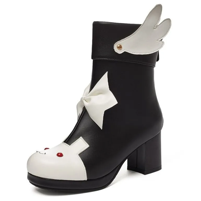 Winged Bunny Booties