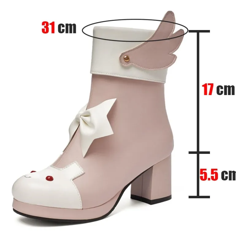 Winged Bunny Booties