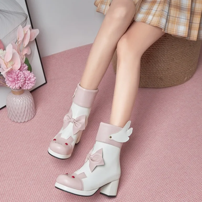Winged Bunny Booties