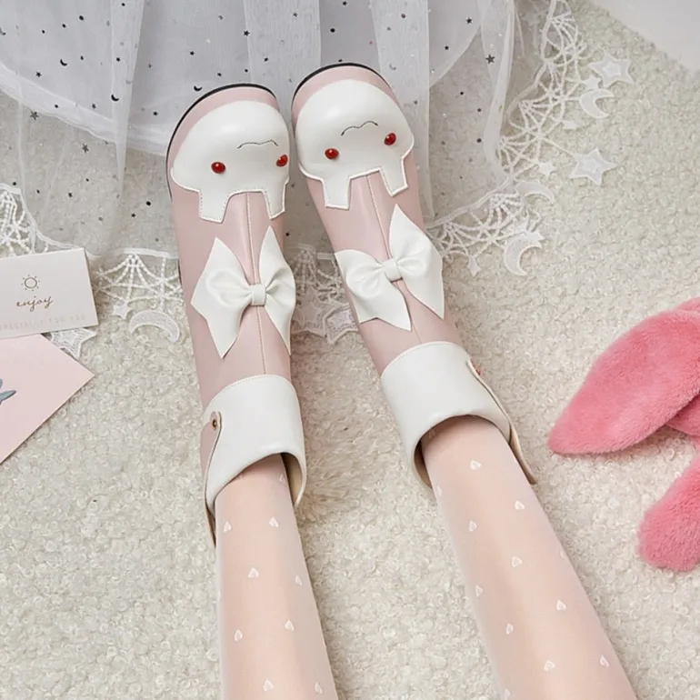 Winged Bunny Booties