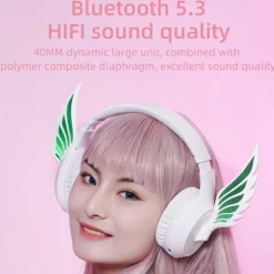 Winged LED Wireless Headphones