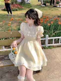 Yellow Sweetheart Dress