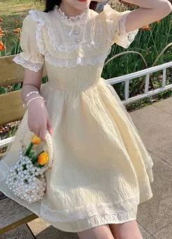 Yellow Sweetheart Dress
