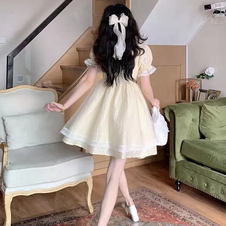 Yellow Sweetheart Dress