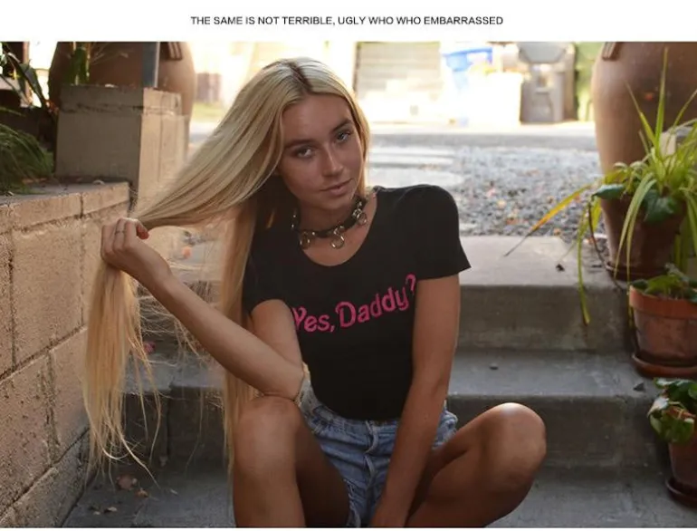 Yes Daddy Crop Top