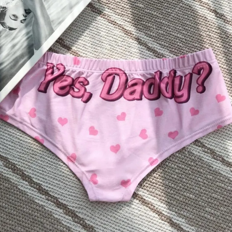 Yes Daddy Heart Panties