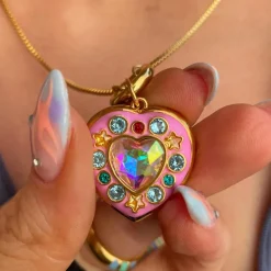 Y2K Charm Locket Necklace