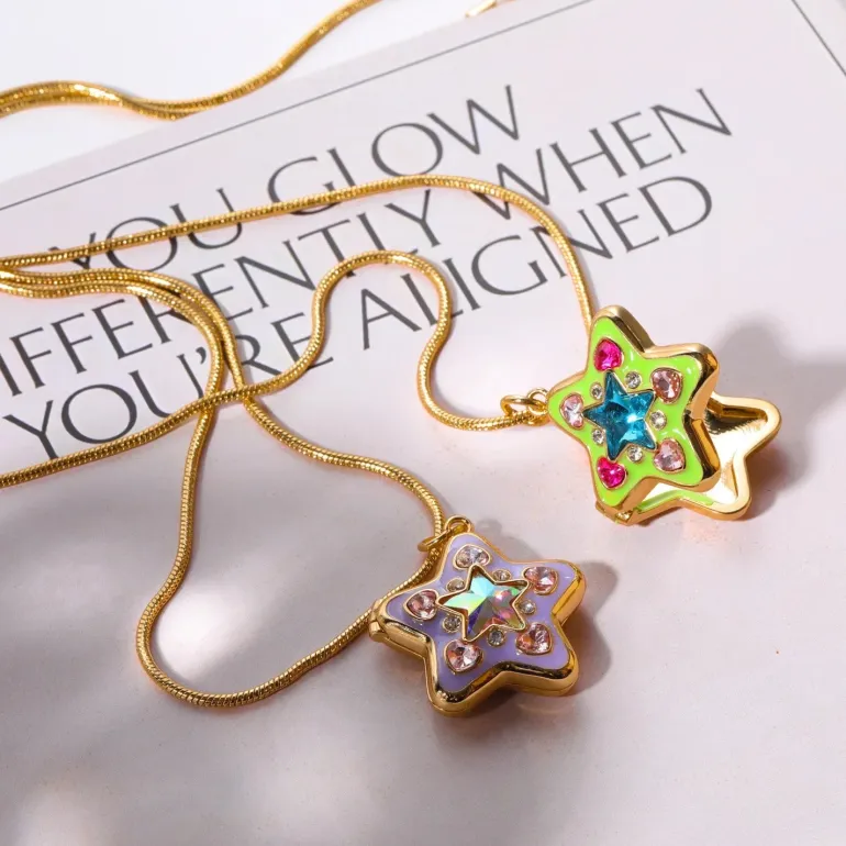 Y2K Charm Locket Necklace