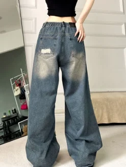 Y2K Destroyed Oversized Jeans