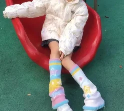 Y2K Star Pastel Leg Warmers
