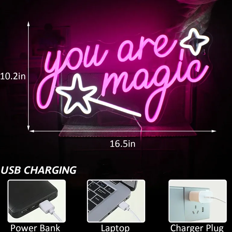 You Are Magic Kawaii LED Sign